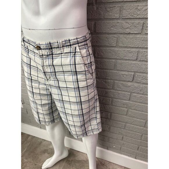 Covington Men Plaid Shorts Size 34 - Picture 4 of 8